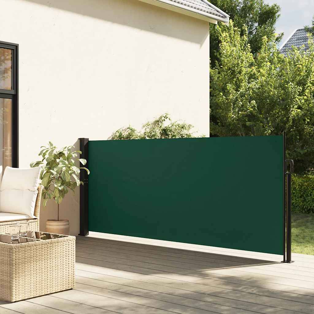 Store banne | Auvent latéral rétractable vert foncé 140x300 cm Maison Chic - Image 2