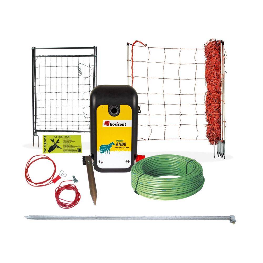 Horizont - Kit clôture pour moutons filet 50m poste mixte - Imagen 1