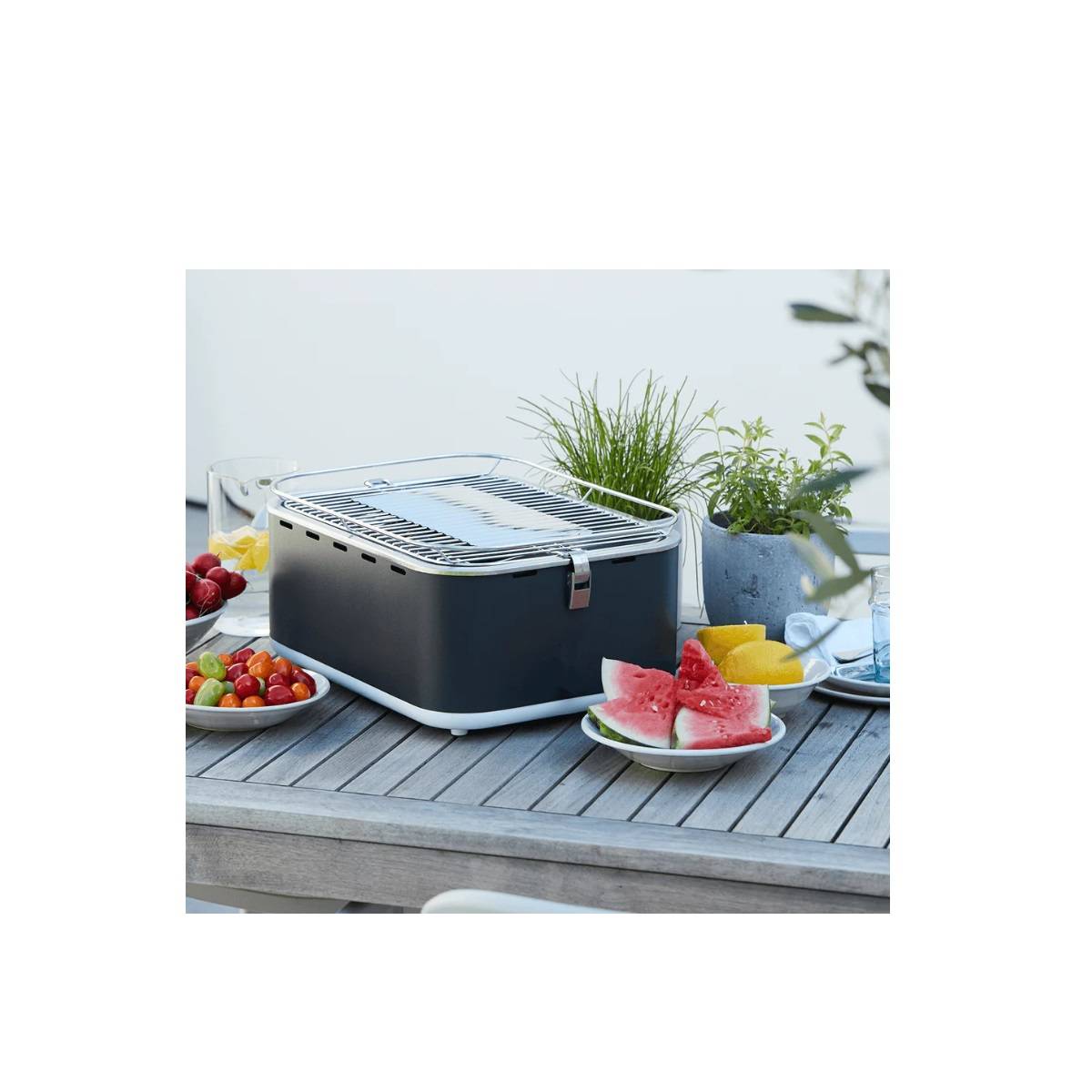 Barbecook - Barbecue à charbon portable 38.5 x 28.5 gris CARLOURBANGREY Barbecook - Image 4