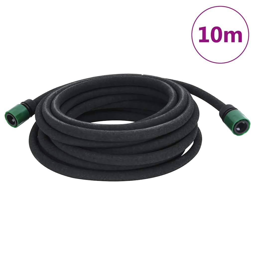 Vidaxl - Tuyau d'arrosage de jardin noir 0,6" 10 m caoutchouc vidaXL 155869 - Image 1