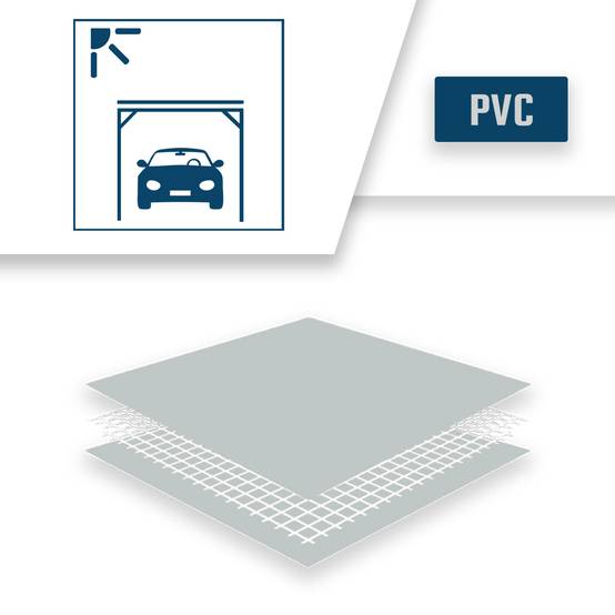 Bâche pour Carport 3,8x4 m SP400CP - Garantie 5 ans - Bâche Armée Transparente pour abri de voiture - Made in France TECPLAST - Imagen 4