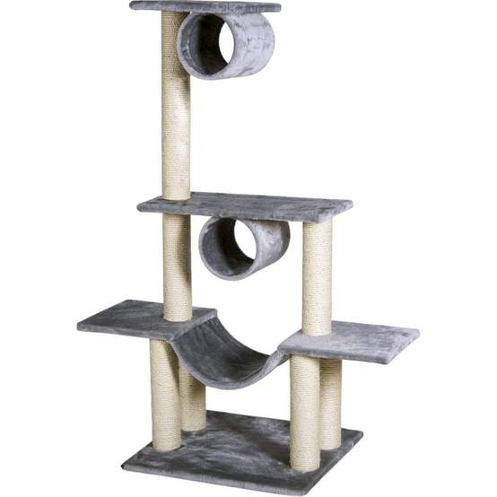 Arbre a chat Amédéo, couleur gris clair, hauteur 140 cm, pour chat - Image 5