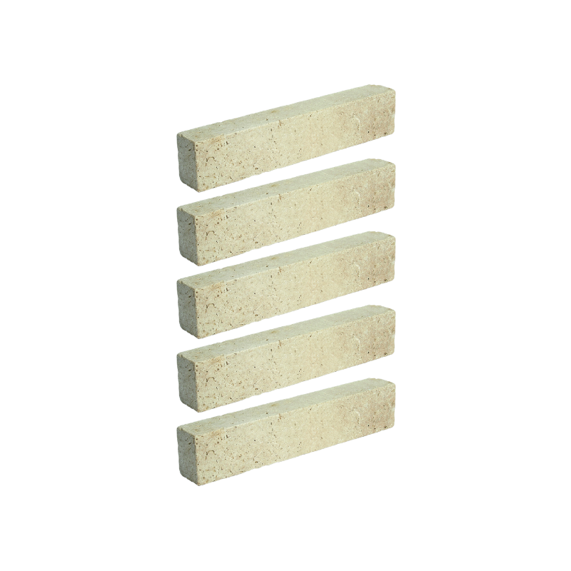 Jardinex - Bordure de jardin travertin 30 x 10 x 10 cm - Beige (Lot de 5) - Jardinex - Imagen 5