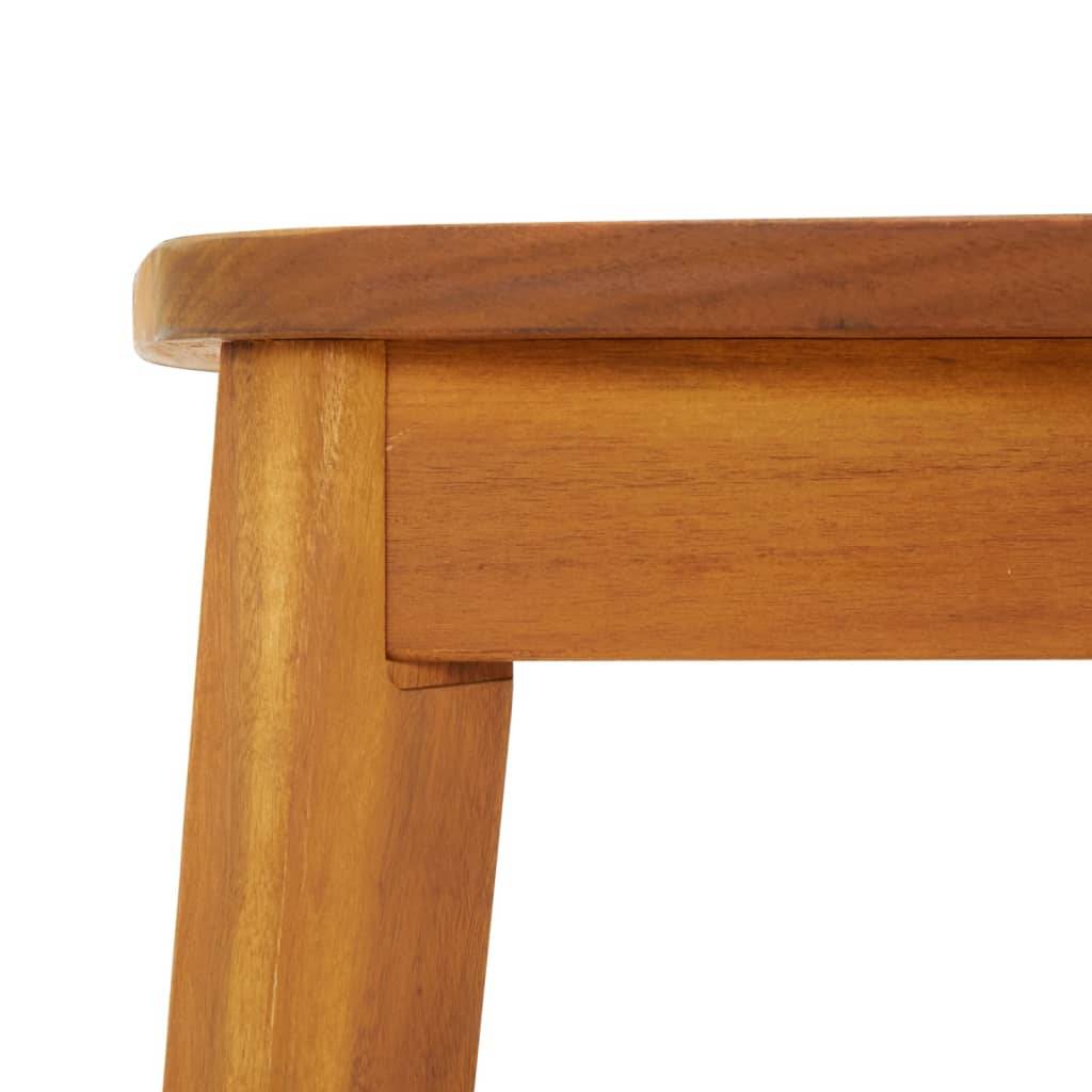 Table de jardin Bois d'acacia solide 200 x 100 x 75 cm - PANGIVO - Image 4