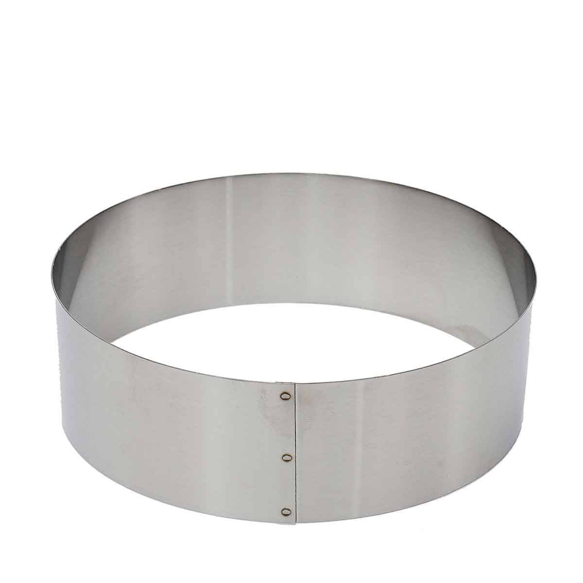 Lot de 3 Cadres à Pâtisserie "Ronds" 20cm Argent - Image 4