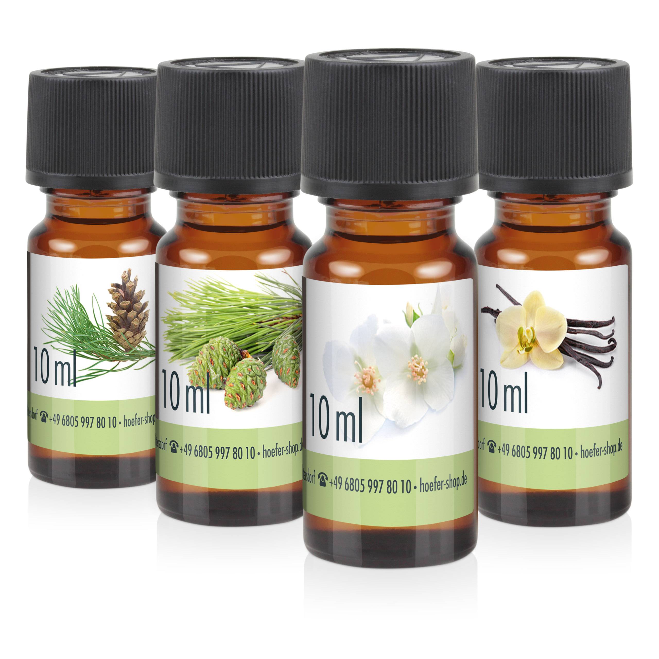 Huiles parfumées 4 x 10 ml - Set 8 x 1