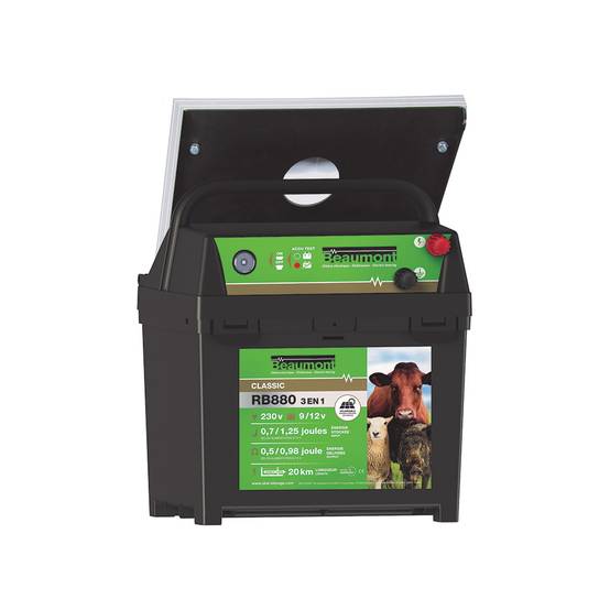 Beaumont - Poste mixte RB880 panneau solaire et batterie 12 V 75 Ah - Imagen 2
