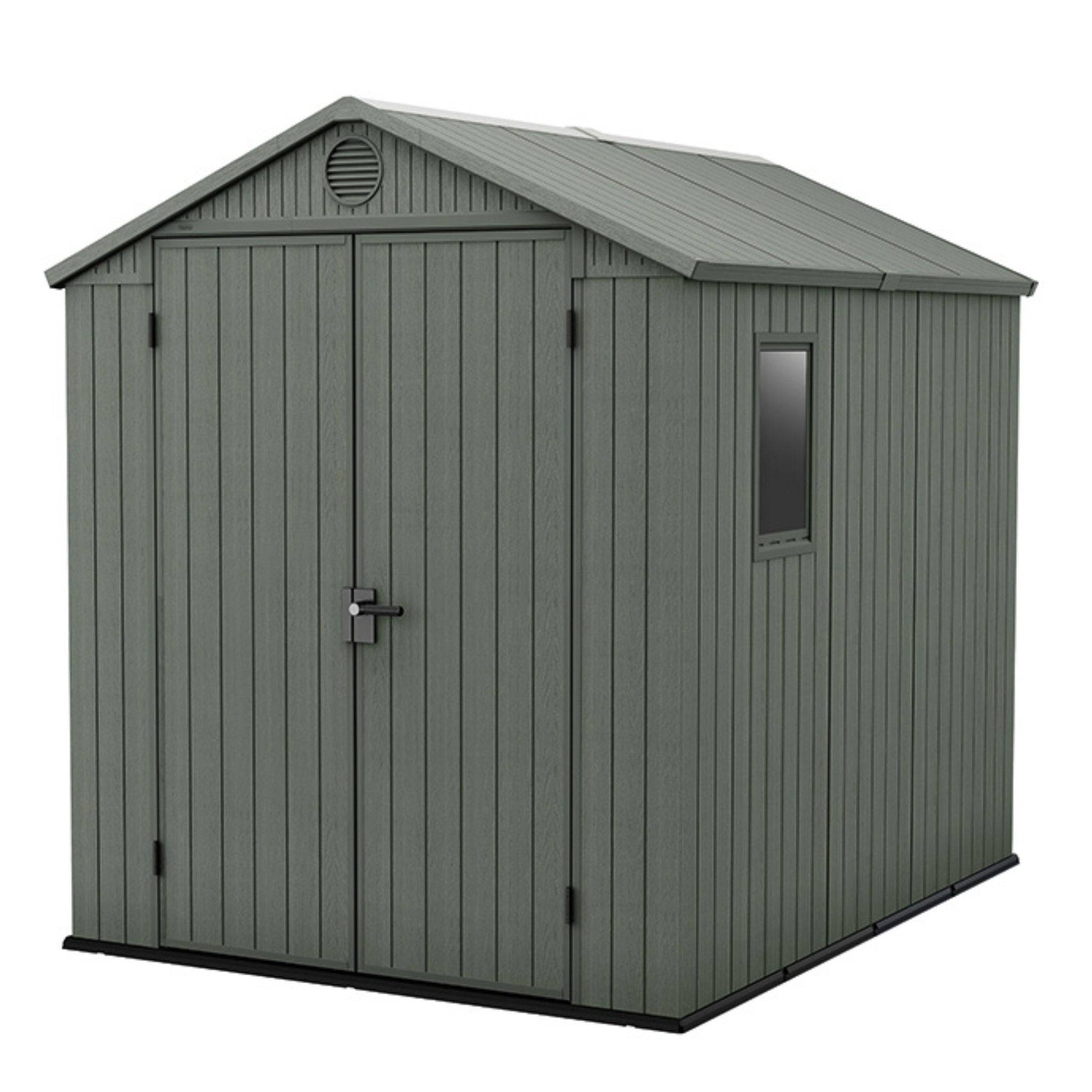 Keter - Abri de jardin en résine 4,5 m² Keter DARWIN 6x8 Vert