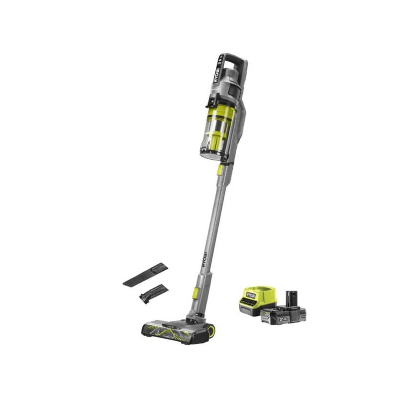 Ryobi - Aspirateur balai Brushless 18V RYOBI - 30 AW - Batterie 2,0Ah - Chargeur - RSVS18-1C20G - Image 1