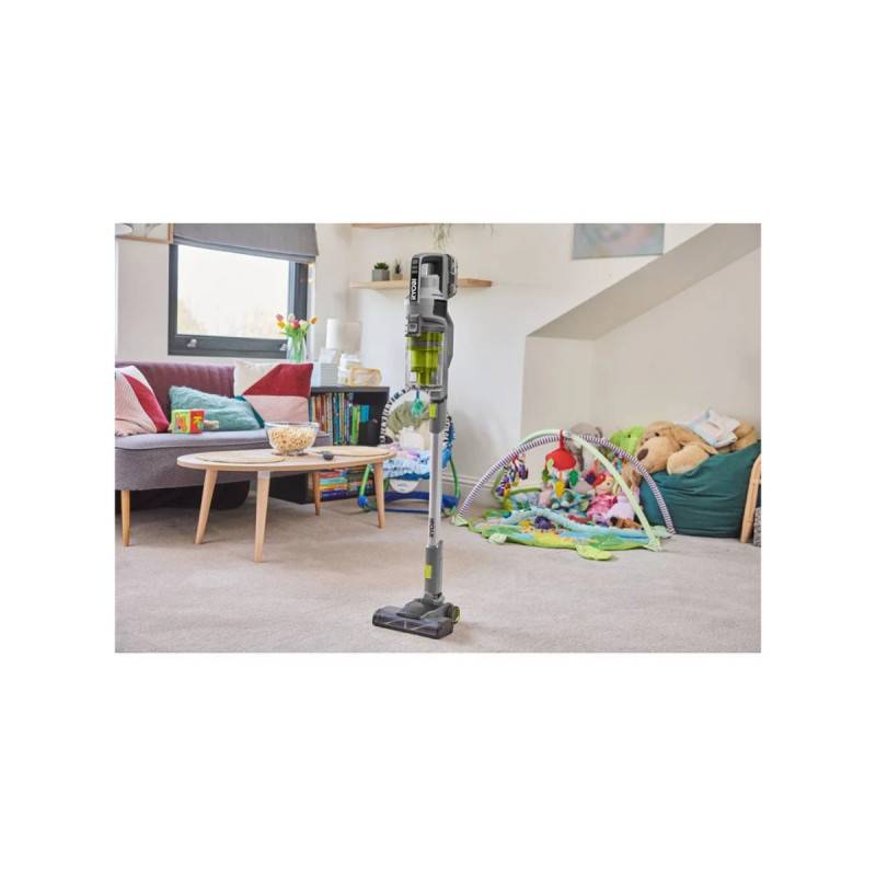 Ryobi - Aspirateur balai Brushless 18V RYOBI - 30 AW - Batterie 2,0Ah - Chargeur - RSVS18-1C20G - Image 2