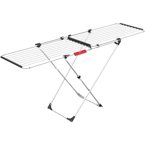 Séchoir à linge Double 187 x 57 x H94 cm Etendage pliable Tube Anti-plis VILEDA - Image 1