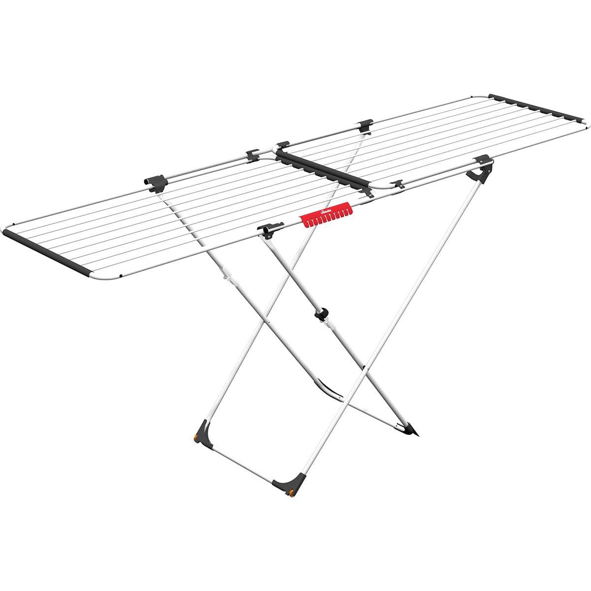 Séchoir à linge Double 187 x 57 x H94 cm Etendage pliable Tube Anti-plis VILEDA - Image 1