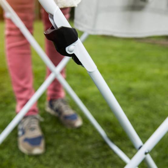Séchoir à linge Double 187 x 57 x H94 cm Etendage pliable Tube Anti-plis VILEDA - Image 7