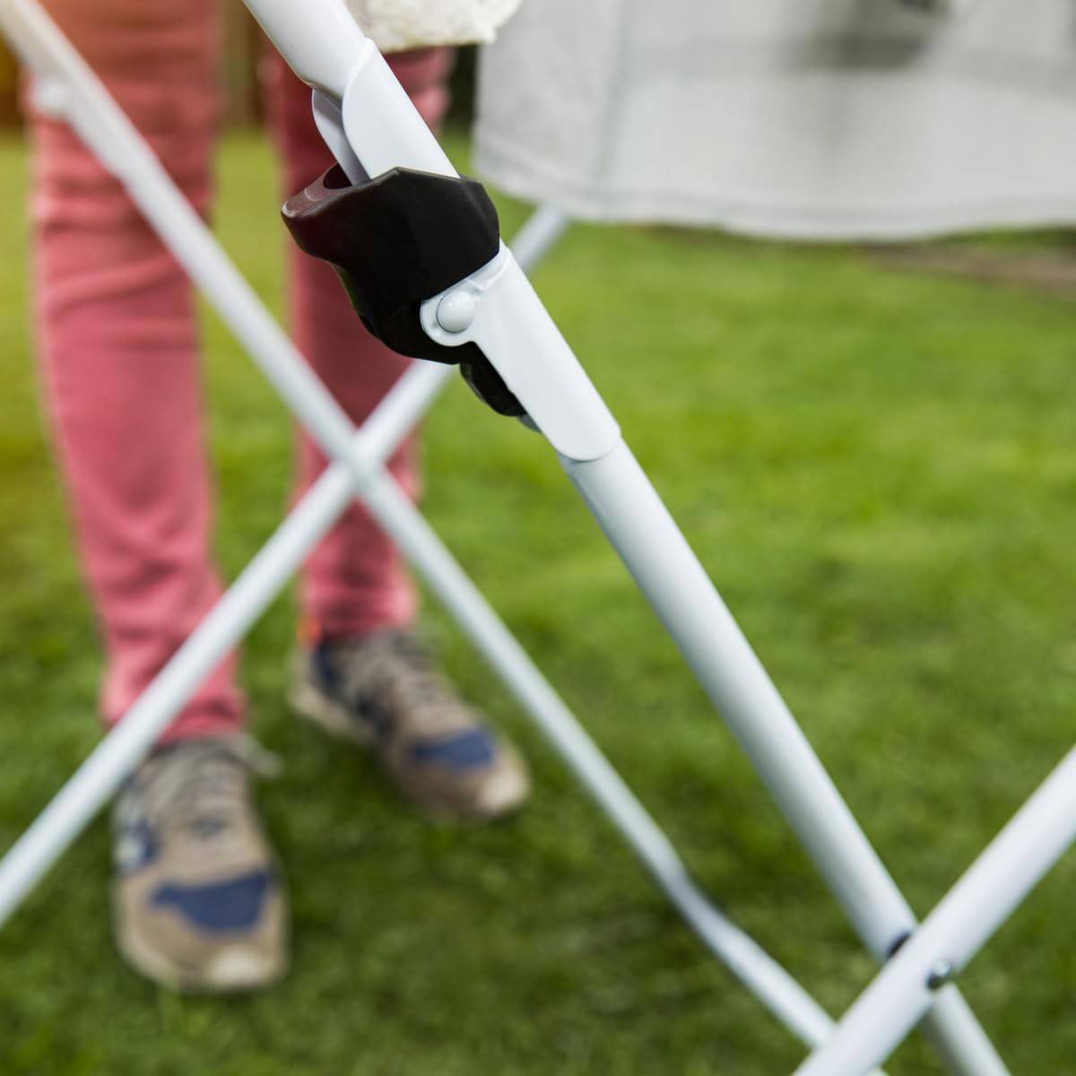 Séchoir à linge Double 187 x 57 x H94 cm Etendage pliable Tube Anti-plis VILEDA - Image 7