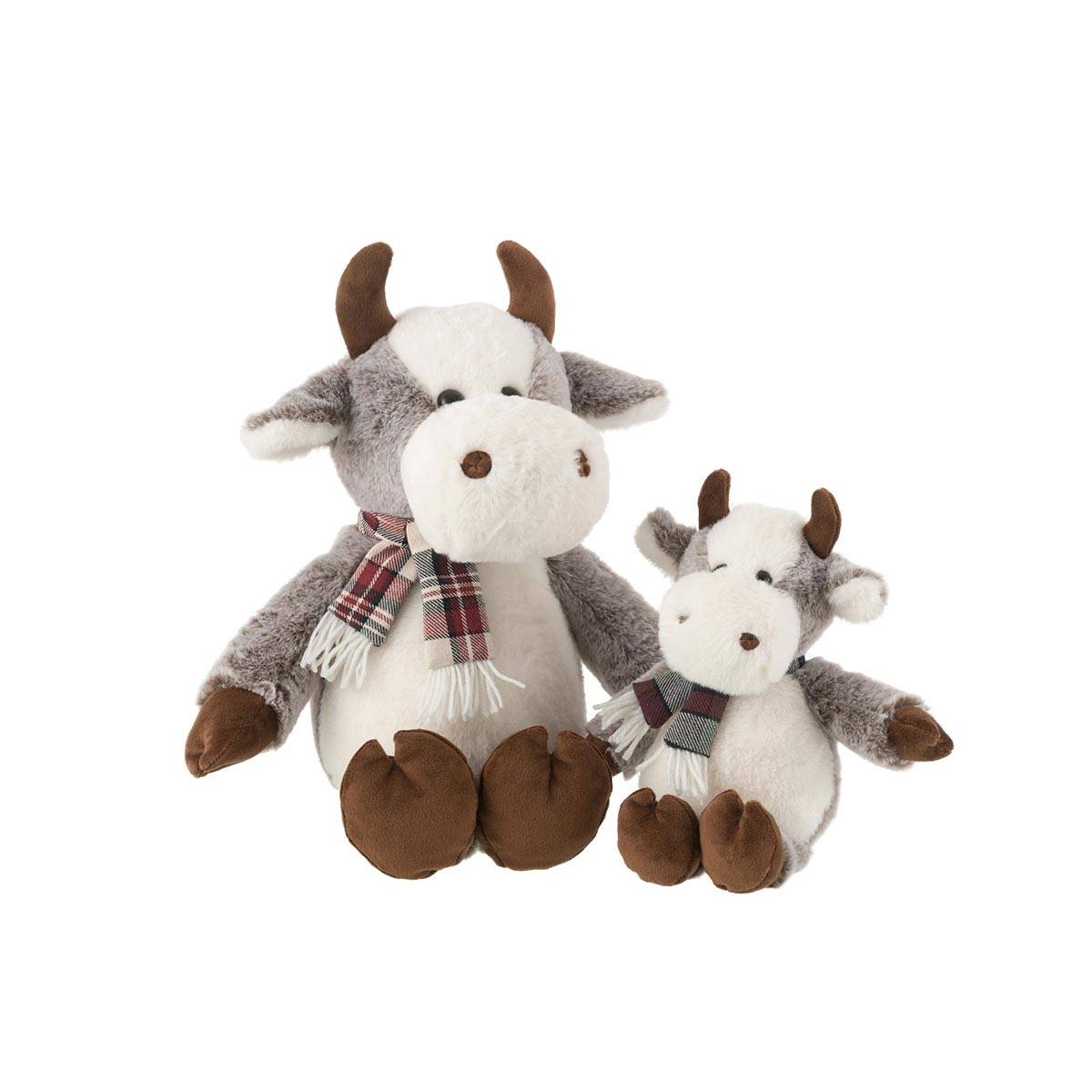 Peluche Vache "Écharpe" 35cm Multicolore - Image 2