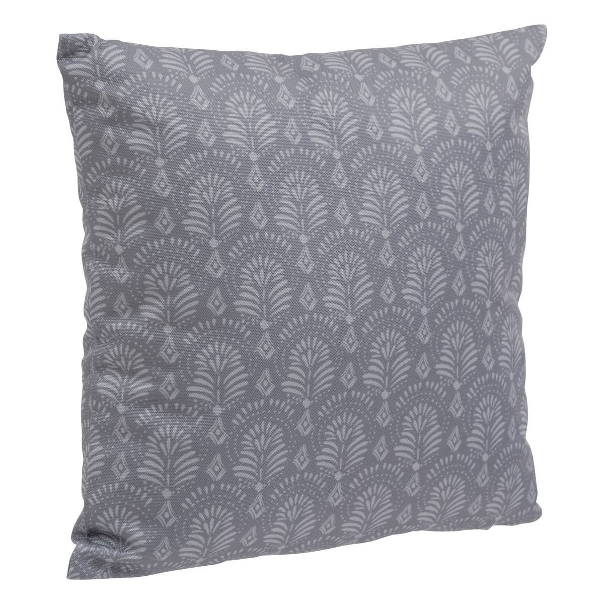 Hesperide - Coussin déco d'extérieur "Adiya" ardoise 40x40cm en polyester Hespéride - Imagen 1