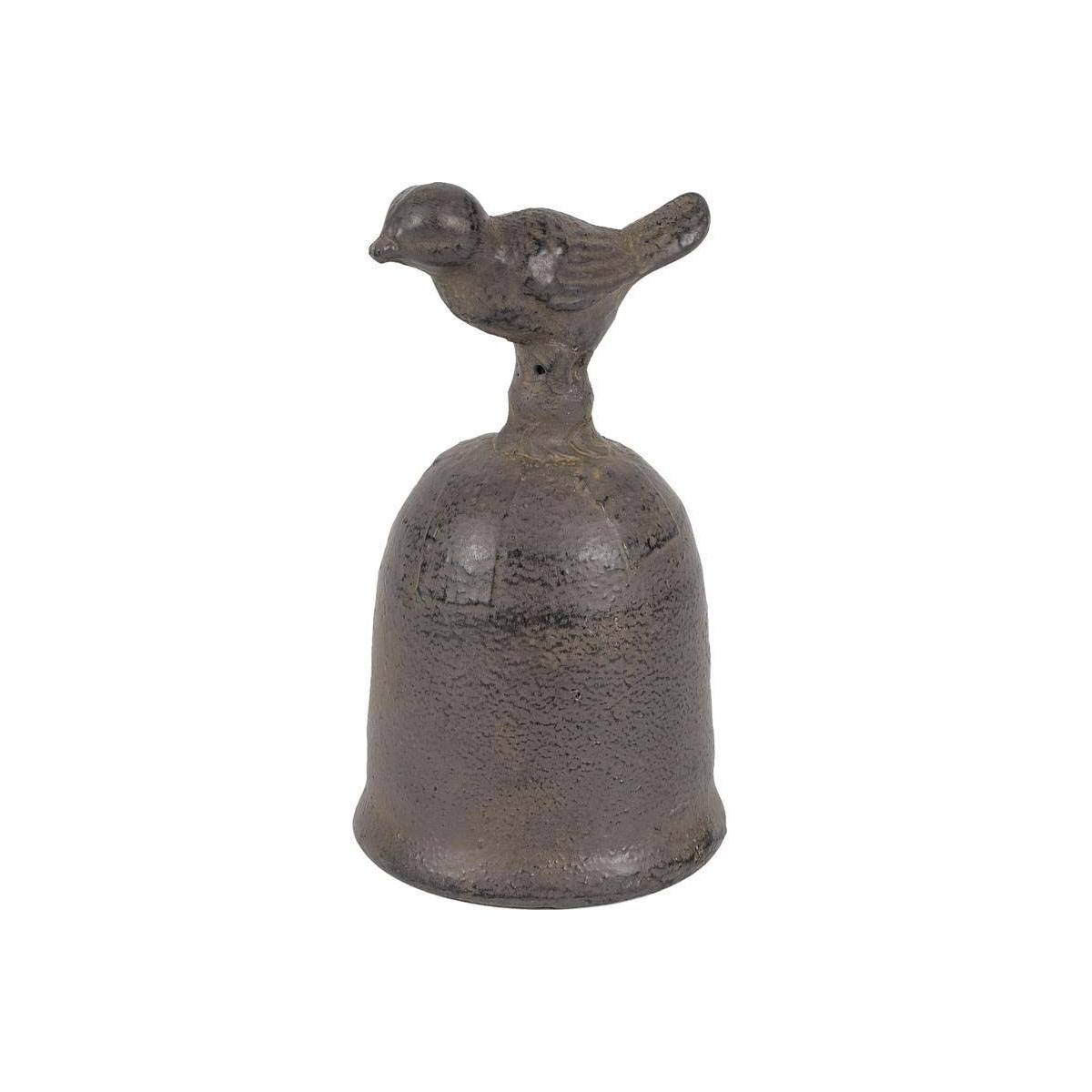 Aubry Gaspard - Cloche en fonte oiseau 15 cm