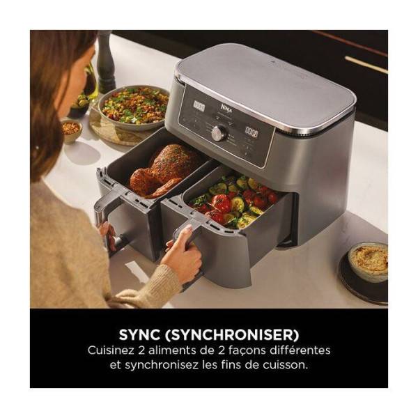 Friteuse Electrique  sans huile NINJA - Foodi MAX DualZone - 9,5L - DZ400EU - Image 6