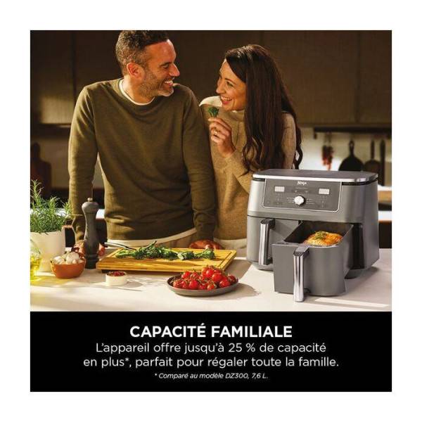 Friteuse Electrique sans huile NINJA - Foodi MAX DualZone - 9,5L - DZ400EU - Image 3