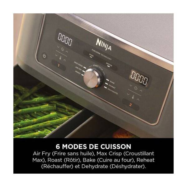 Friteuse Electrique sans huile NINJA - Foodi MAX DualZone - 9,5L - DZ400EU - Image 2