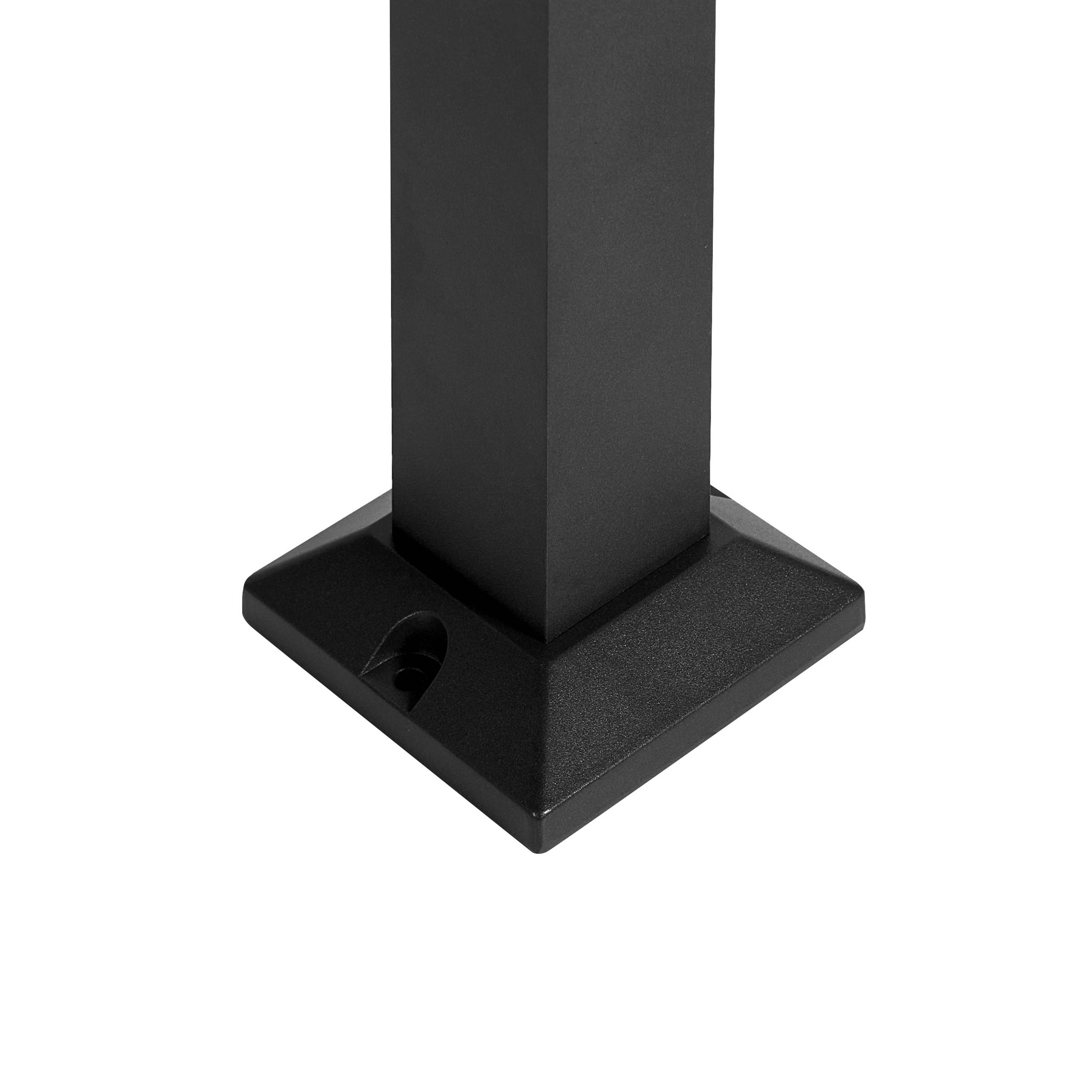 Beliani - Borne Lumineuse Aluminium Noir ANOIA - 10x16x60- Beliani - Image 8