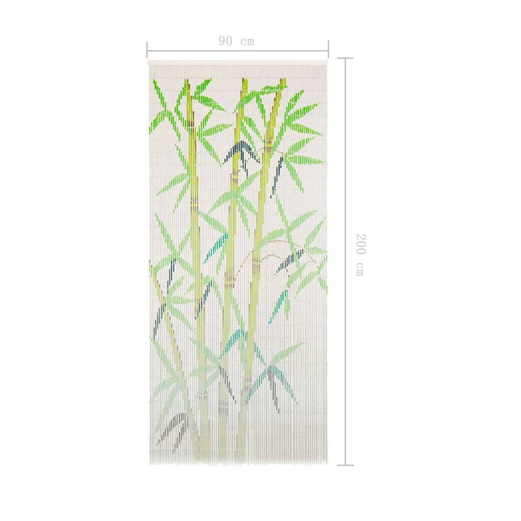 Maison Chic - Rideau de porte - Panneau de rideau contre insectes Bambou 90 x 200 cm - Image 6