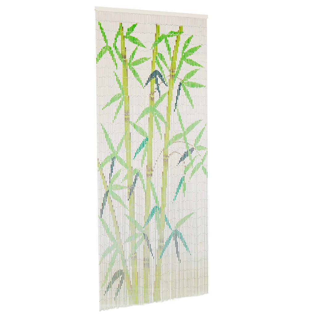 Maison Chic - Rideau de porte - Panneau de rideau contre insectes Bambou 90 x 200 cm - Image 1
