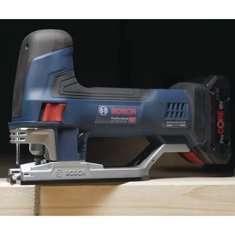 Bosch Professional - Scie sauteuse 18V GST 18V-155 SC (sans batterie ni chargeur) en coffret L-BOXX - BOSCH - 06015B0000 - Imagen 4