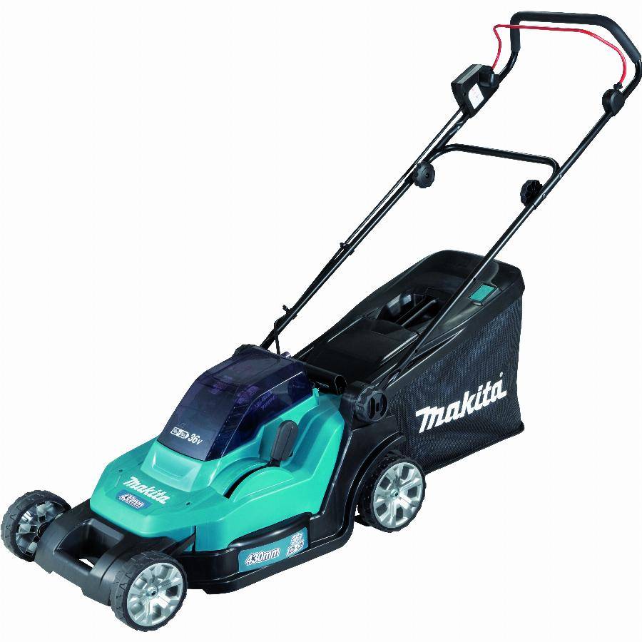 Tondeuse 43 cm MAK 2x18V Li-Ion MAKITA 2 batt. BL1850B + chargeur DC18SH - DLM432CT2 - Image 1