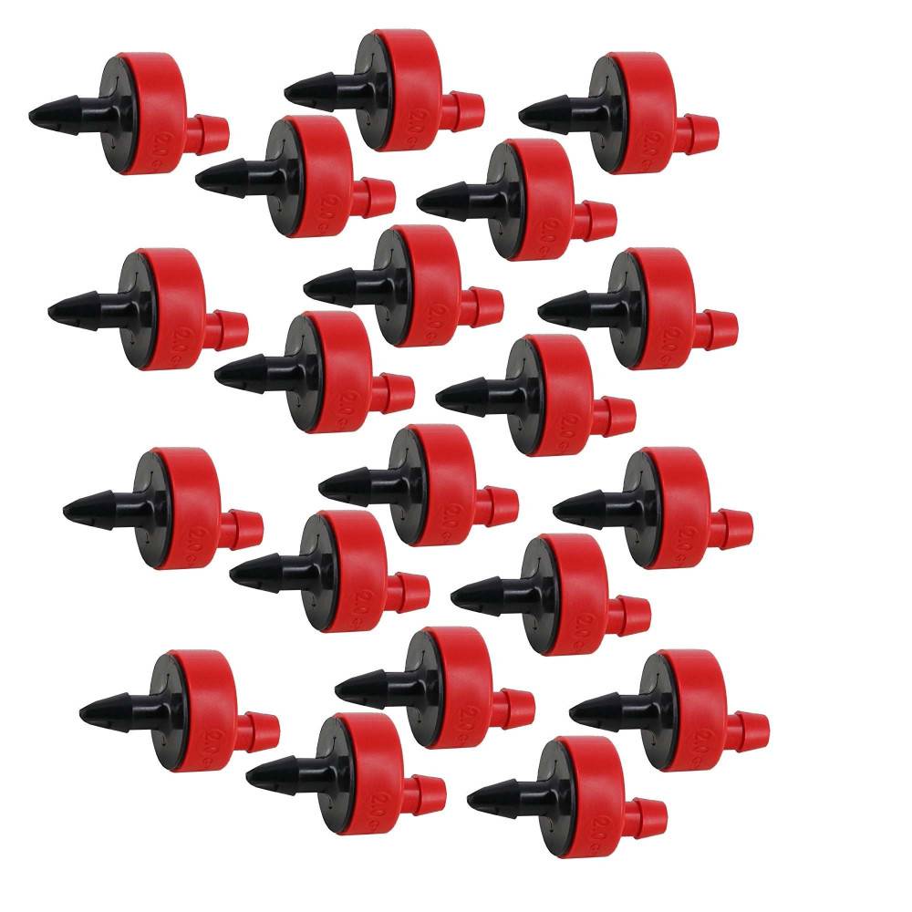 Lot de 20 goutteurs auto-régulant auto-perçant rouge - 8lh - Imagen 1