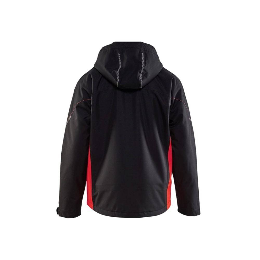 Veste imperméable hiver Blaklader Technique doublée Noir / Rouge 4XL - Image 2