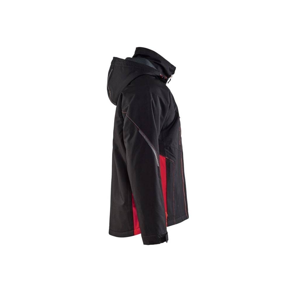 Veste imperméable hiver Blaklader Technique doublée Noir / Rouge 4XL - Image 3