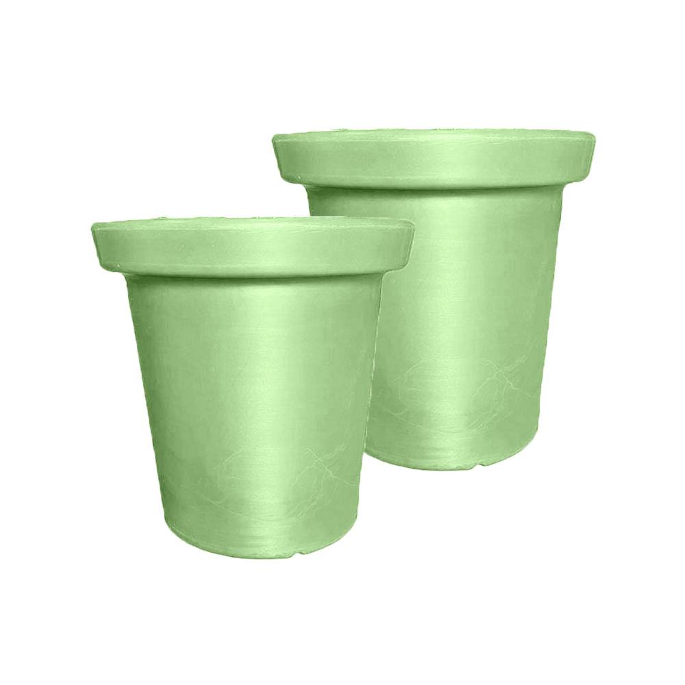 Plast'Up Rotomoulage - Pot de fleurs rond xxl delight 75l- lot de 2 - Image 1