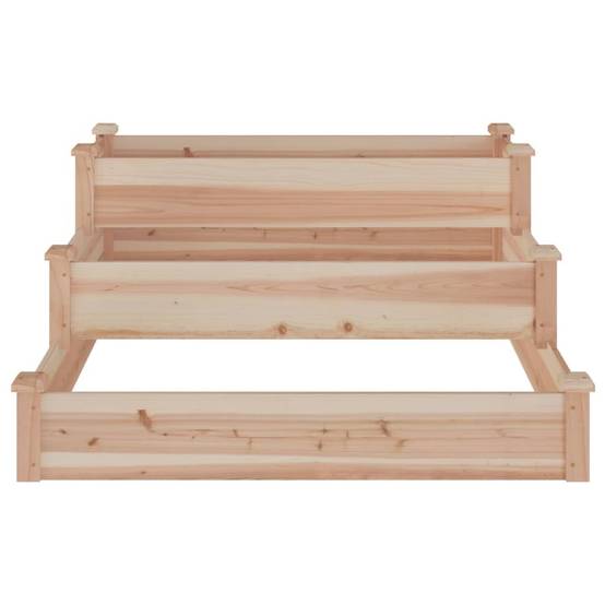 ComfortXL - Carré potager à étages en bois de sapin pour cultures variées 120x120x56 cm – ComfortXL Outdoor Living - Image 4