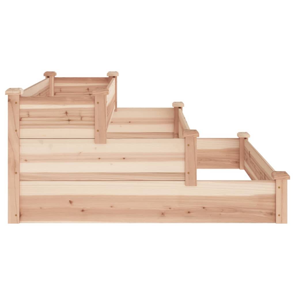 ComfortXL - Carré potager à étages en bois de sapin pour cultures variées 120x120x56 cm – ComfortXL Outdoor Living - Image 5