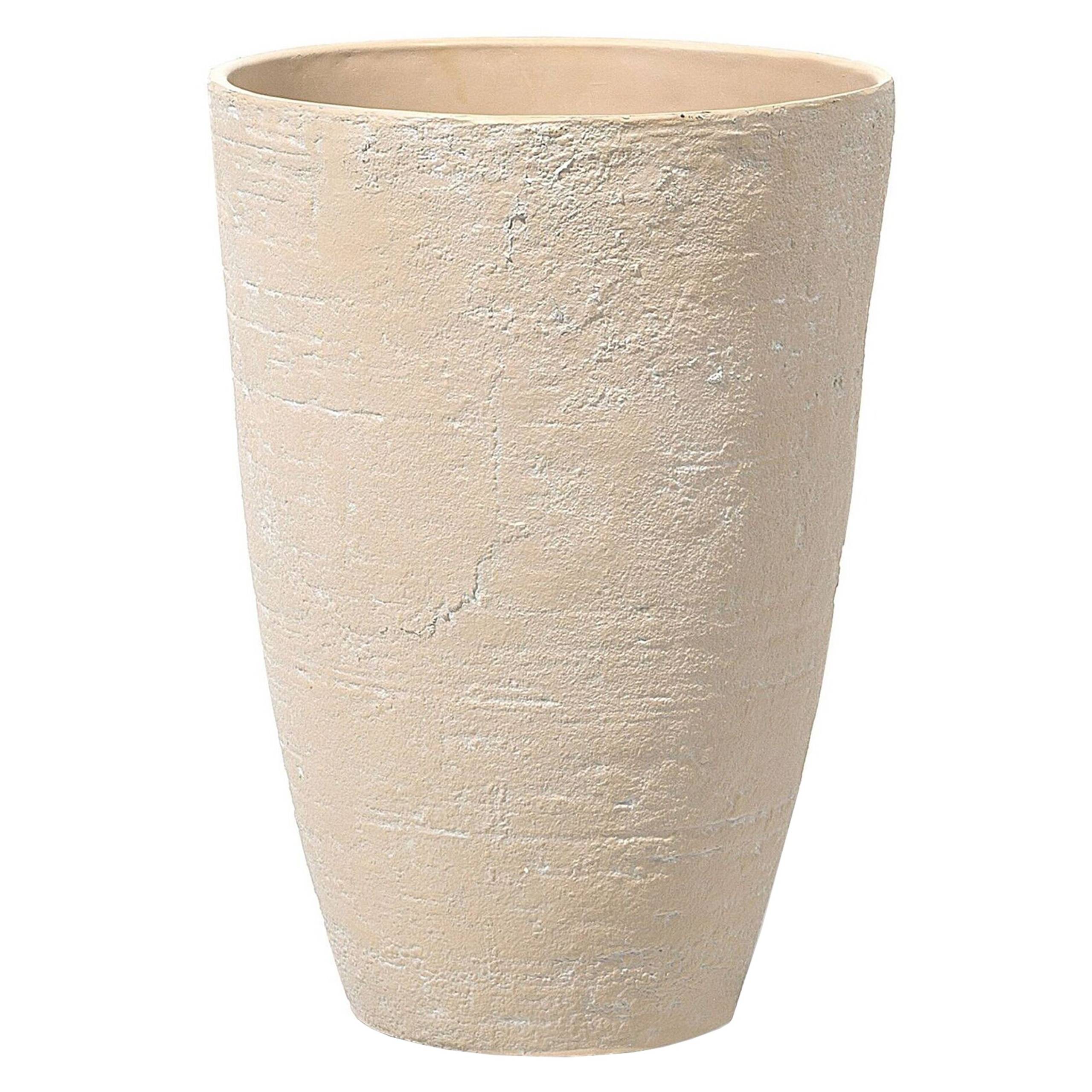 Beliani - Cache-pot d'extérieur Fibre d'argile Beige CAMIA - Beliani - Imagen 2