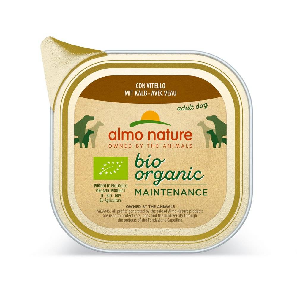 Almo Nature - Almo Nature - Barquettes Bio Organic pour Chien au Veau - Imagen 1