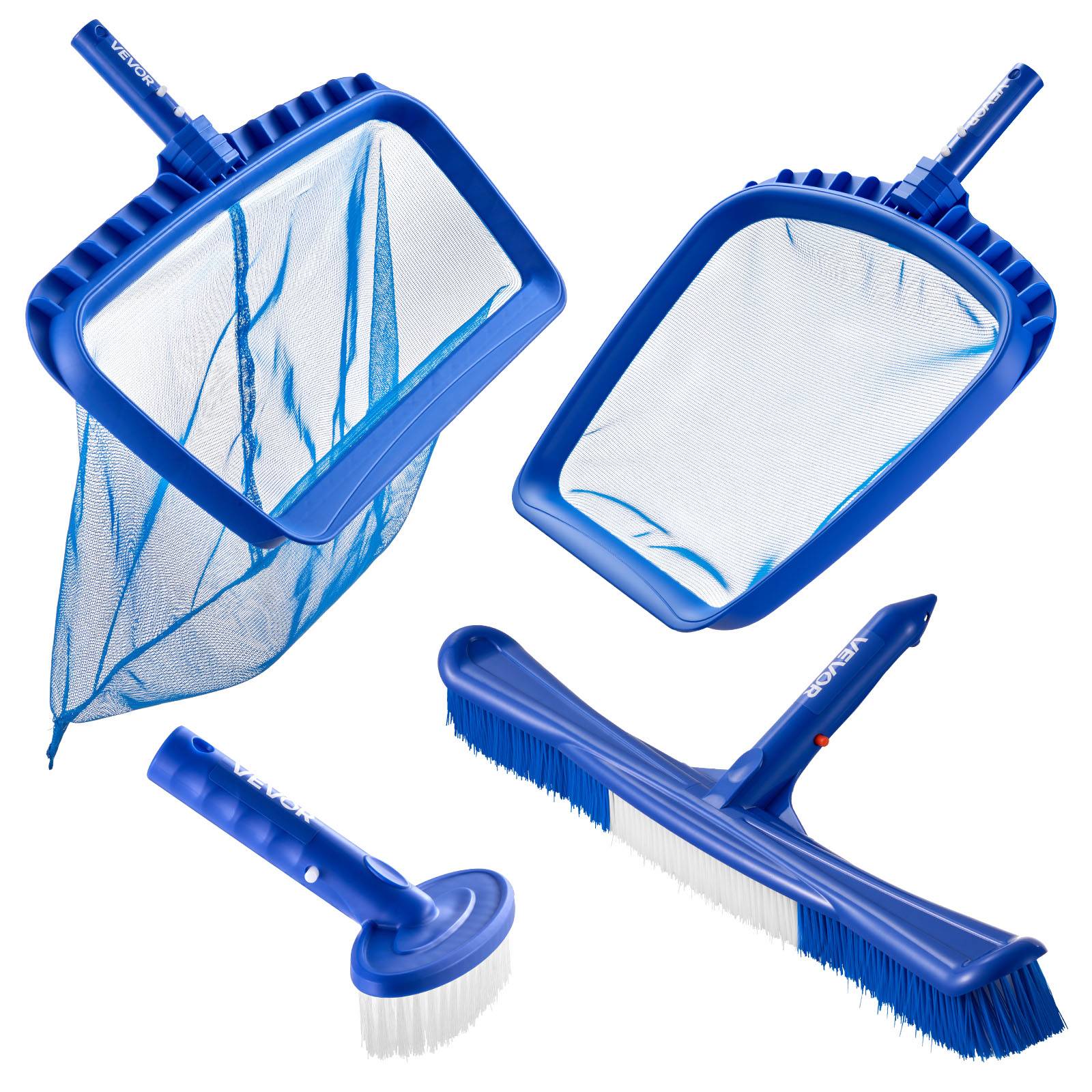 Vevor - VEVOR Kit de nettoyage de piscine 2 têtes de brosse et 2 épuisettes de piscine