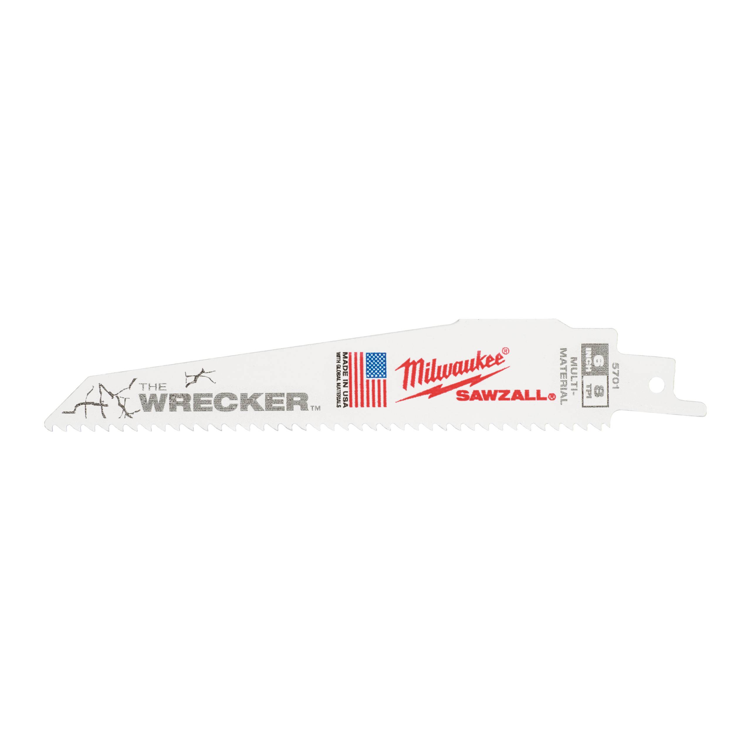 Lame scie sabre wrecker 150mm (X5) - MILWAUKEE - 48475701