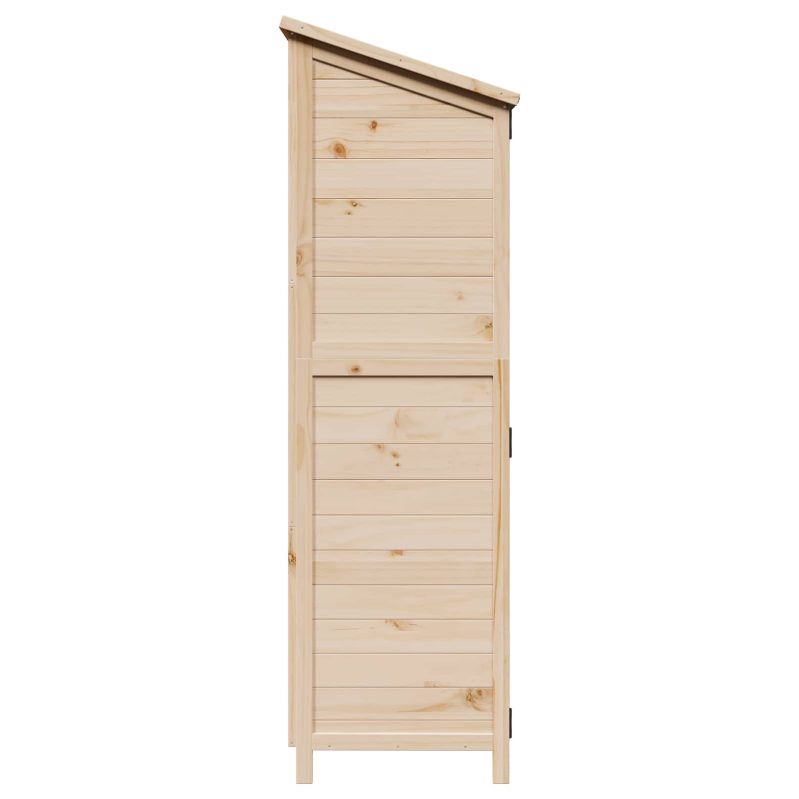 PANGIVO - Abri de jardin bois de sapin naturel 106.5 x 56 x 176 cm - PANGIVO - Image 5