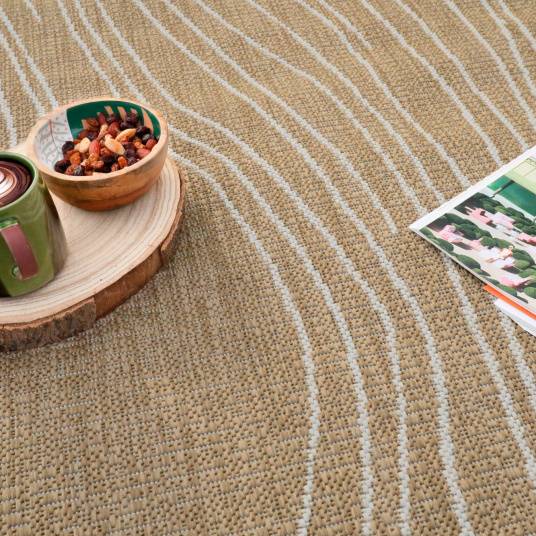 Decoweb - Tapis d'extérieur ou d'intérieur - Riviera - Beige et crème - 80 x 150 cm - Decoweb - Imagen 5