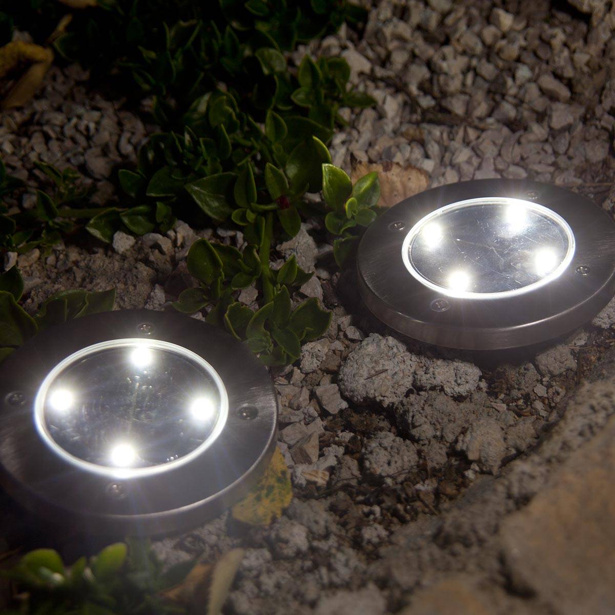 Lumisky - 8 Balises solaires rondes DECKY D12cm 40LM - Imagen 3