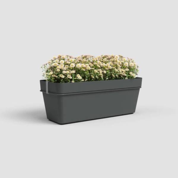 Artevasi - Artevasi - Kit Balcon Jardiniere Capri Re 50cm V2 Anthracite 50,2 X 28,5 X H20 Cm - 1,45l - Imagen 3