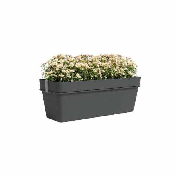 Artevasi - Artevasi - Kit Balcon Jardiniere Capri Re 50cm V2 Anthracite 50,2 X 28,5 X H20 Cm - 1,45l - Imagen 2