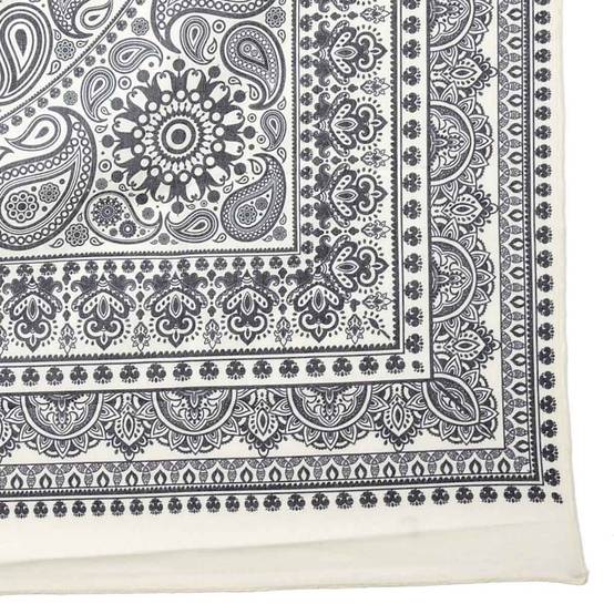The Home Deco Factory - Tapisserie Murale Déco "Mandala" 150cm Gris - Image 2