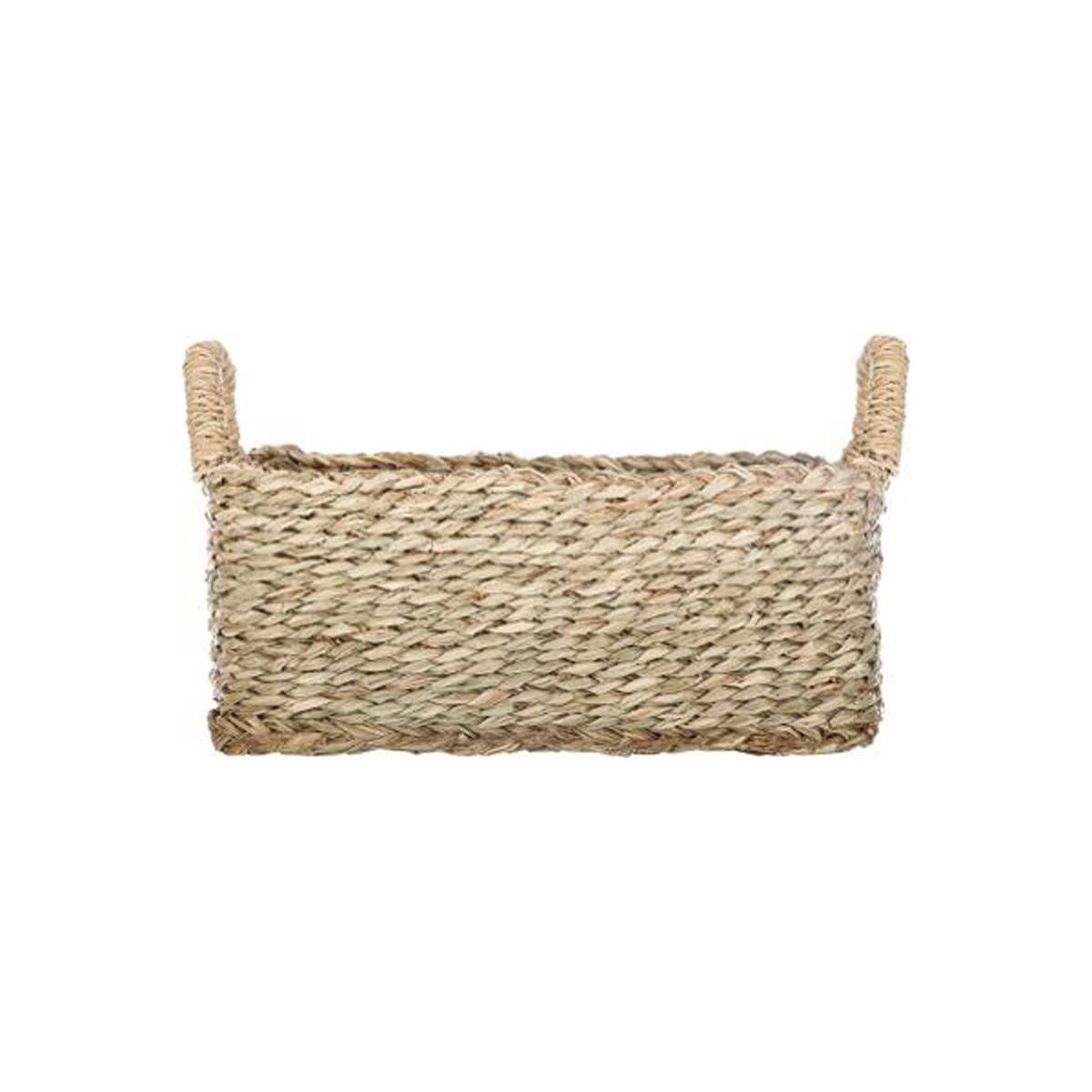 Atmosphera - Set de 3 paniers rectangulaires roseau L29/37/43cm - Atmosphera Créateur d'intérieur - Image 10