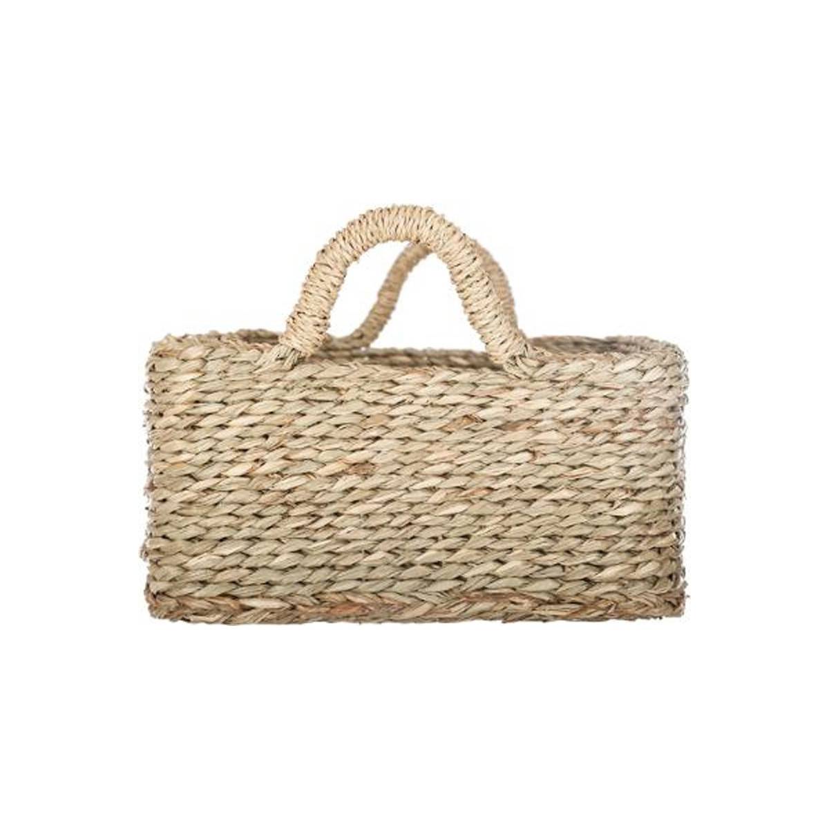 Atmosphera - Set de 3 paniers rectangulaires roseau L29/37/43cm - Atmosphera Créateur d'intérieur - Image 7