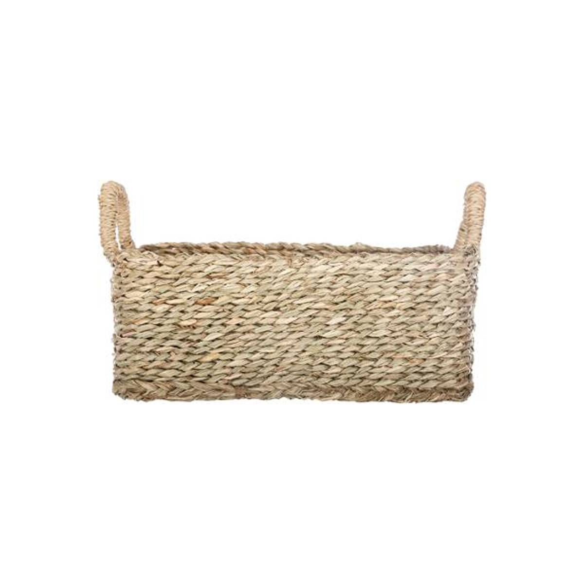 Atmosphera - Set de 3 paniers rectangulaires roseau L29/37/43cm - Atmosphera Créateur d'intérieur - Imagen 6