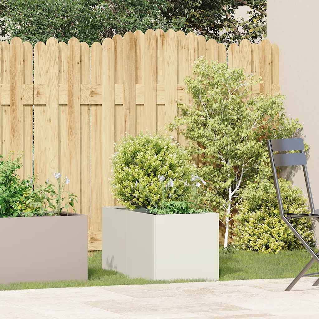 Carré Potager Acier Laminé pour Balcon Jardin Bac à Fleurs Surélevé — free download
