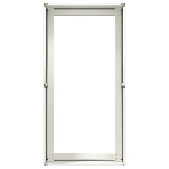 Carré Potager Acier Laminé pour Balcon Jardin Bac à Fleurs Surélevé 40x80x40 cm Blanc - ComfortXL Outdoor Living - Image 5